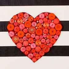 X-DIY – guide til et hjerte til Valentinsdag