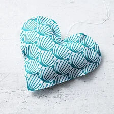 X-Gaveanhængere af stof