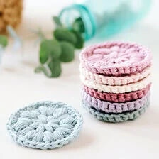 X-Hæklede makeupfjerner-pads