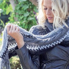 X-Strikke halstørklæde