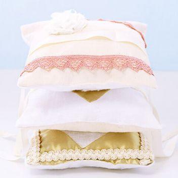 X-Syvejledning – ringpude til bryllupsceremonien