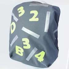 X-Syvejledning til et regnslag til skoletaske