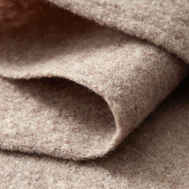 Uld-walkloden Melange – sand,  image number 4