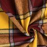 Frakkestof ru tern – bordeaux/karrygul,  thumbnail number 3
