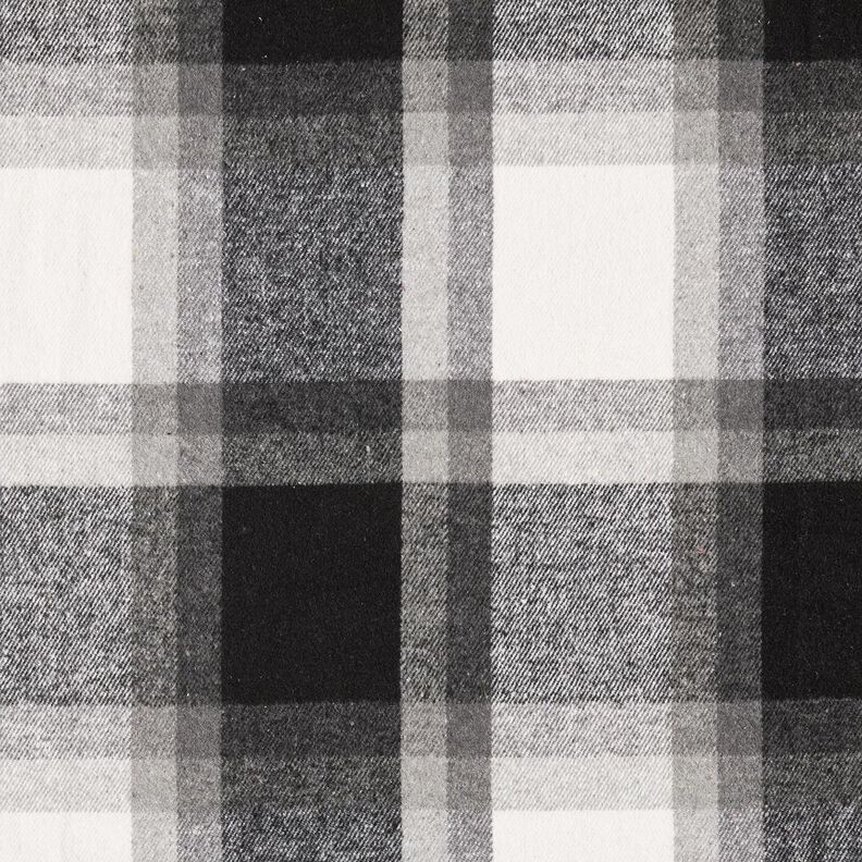 frakkeflannel ternet | Katia Fabrics – tågegrå/antiksølv,  image number 1