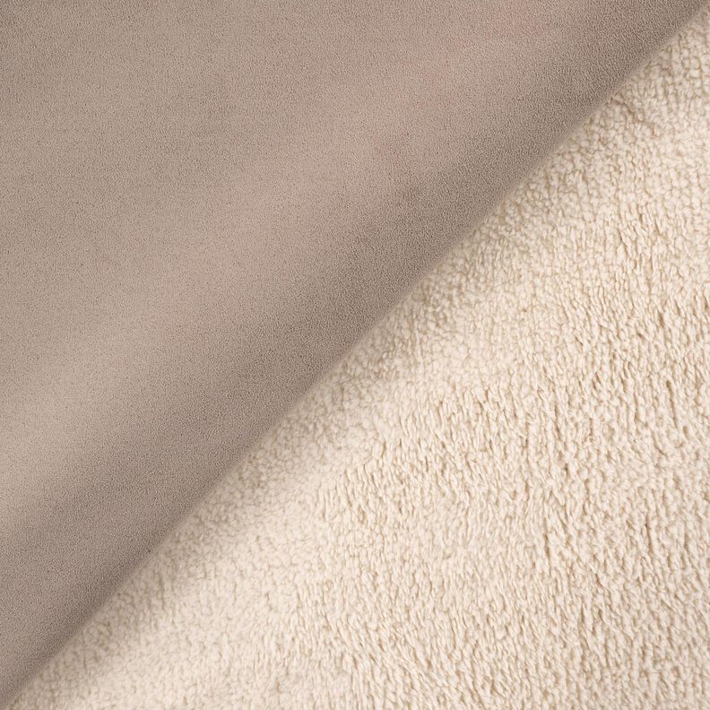 Velour med sherpa-fór – anemone,  image number 4