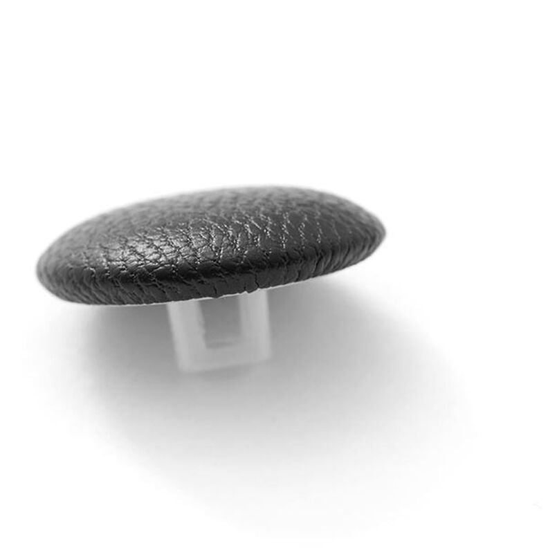 Kunstlæderknap øsken – sort,  image number 2