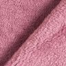 Kunstpels Plys ensfarvet – mørk gammelrosa,  thumbnail number 3
