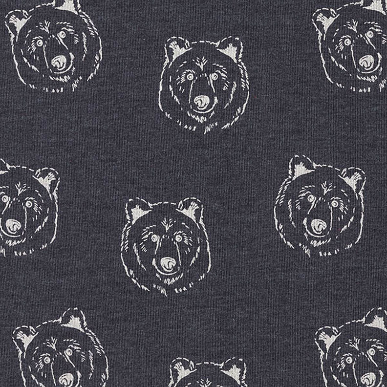 Sweatshirt lodden bjørn – natblå/lysegrå,  image number 1
