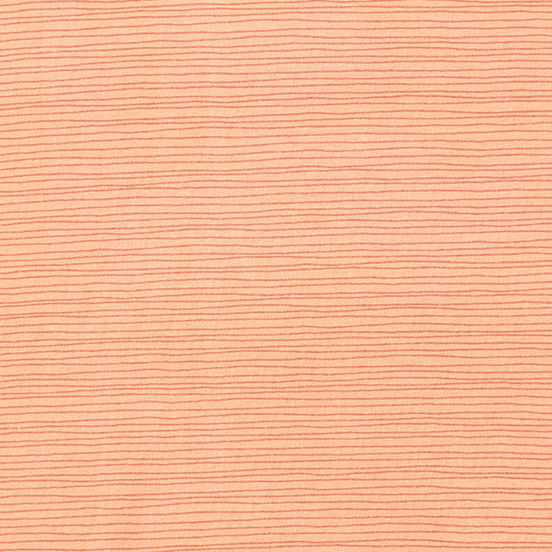 Bomuldsjersey smalle striber – laksefarvet,  image number 1