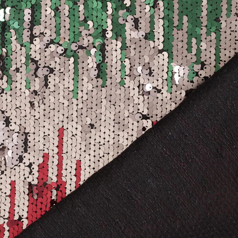 pailletstof med farvegradient – sort/Mørkegrøn,  image number 5