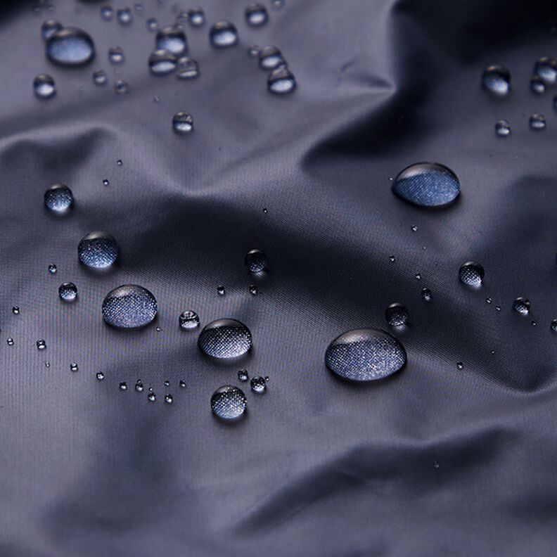 Vandafvisende jakkestof ultra let – marineblå,  image number 5