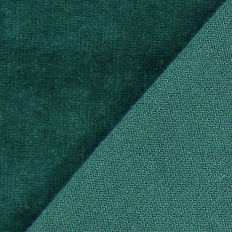 Nicki stof Ensfarvet – mørkegrøn,  image number 3