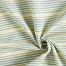 Dekorationsstof Halvpanama flerfarvede striber genanvendt – lysegrøn,  thumbnail number 3