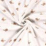 Musselin/Dobbelt-Crincle stof Stribet hval Digitaltryk – elfenben,  thumbnail number 3