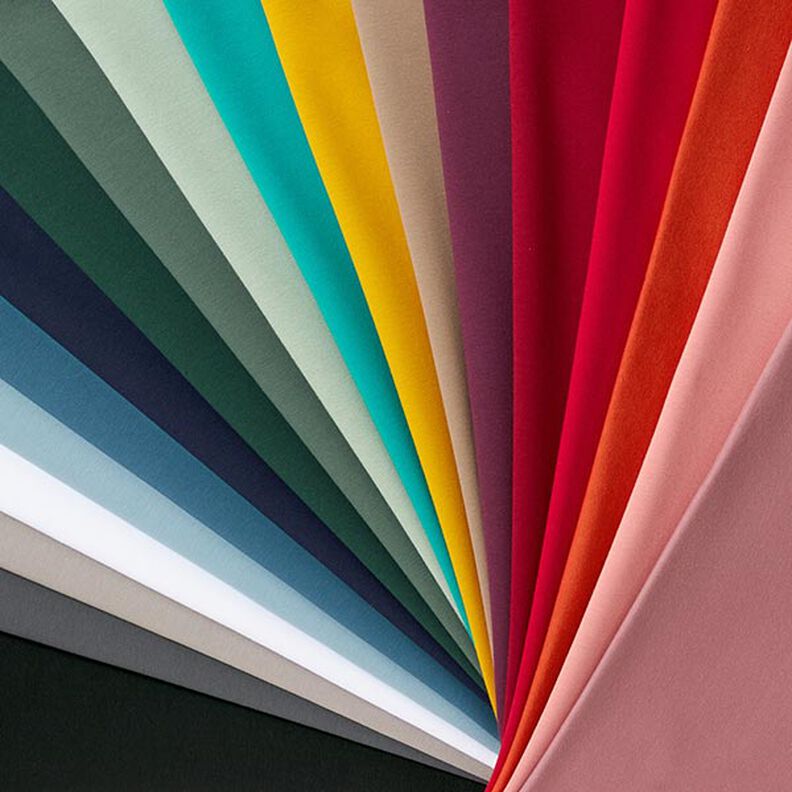 GOTS French Terry Sommersweat | Tula – mørkegrøn,  image number 4