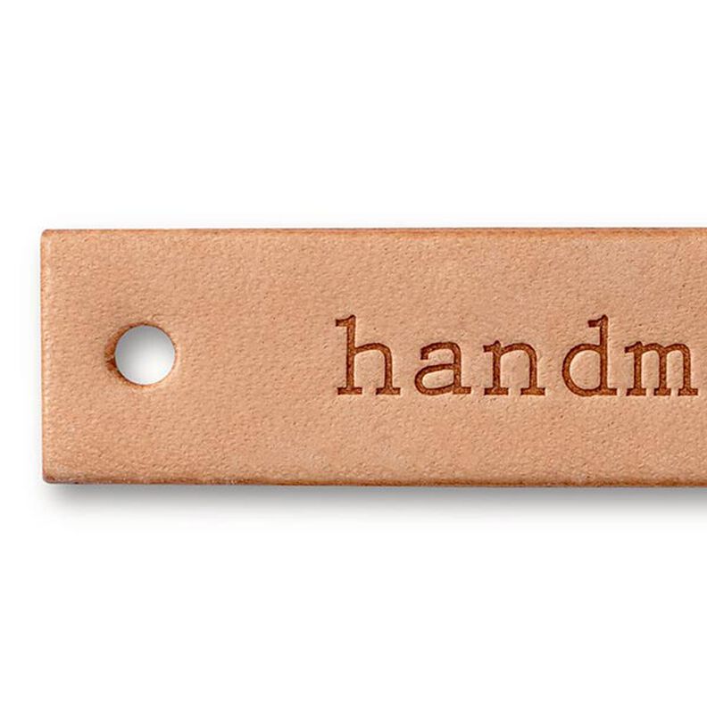 Label  "handmade" [ 6 x 1,3 cm ] | Prym – natur,  image number 1