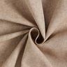 Dekorationsstof halvpanama Chambray genanvendt – mellembrun,  thumbnail number 1