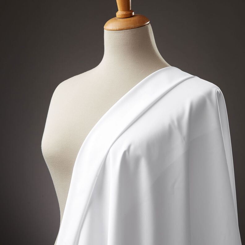 Mikrofiber satin – hvid,  image number 8