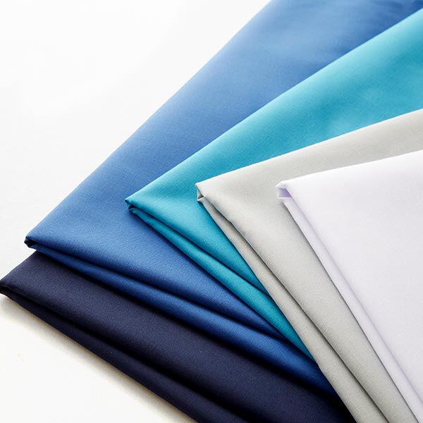 Polyester- og bomuldsblanding der er let at pleje – marineblå,  image number 4
