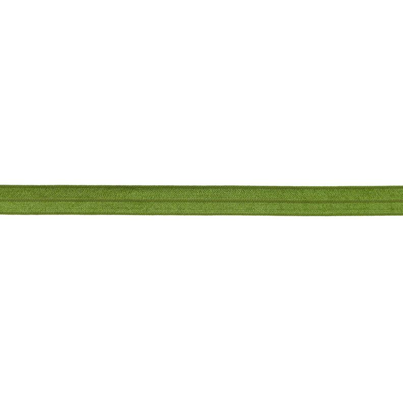 Elastisk indfatningsbånd  blank [15 mm] – olivengrøn,  image number 1