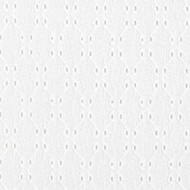 Crinckle jersey hulbroderi – hvid,  image number 1