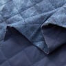 Quiltet stof chambray batik – jeansblå,  thumbnail number 3