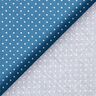 Bomuldspoplin små prikker – jeansblå/hvid,  thumbnail number 6