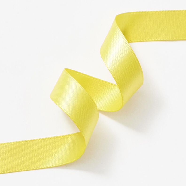 Satinbånd [15 mm] – Citrongul,  image number 3