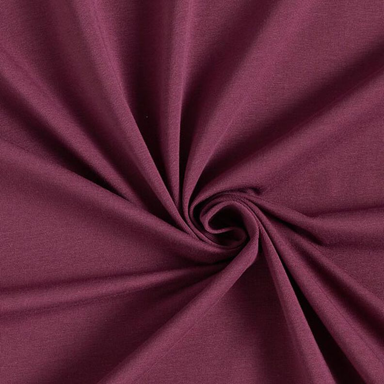 GOTS Bomuldsjersey | Tula – aubergine,  image number 1