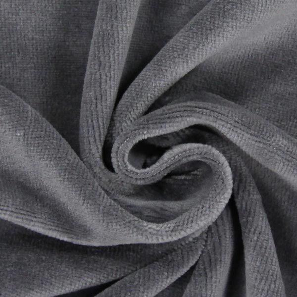 Nicki stof Ensfarvet – grå,  image number 2