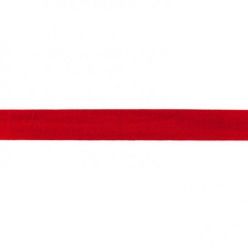 Elastisk indfatningsbånd  mat [20 mm] – rød,  image number 1