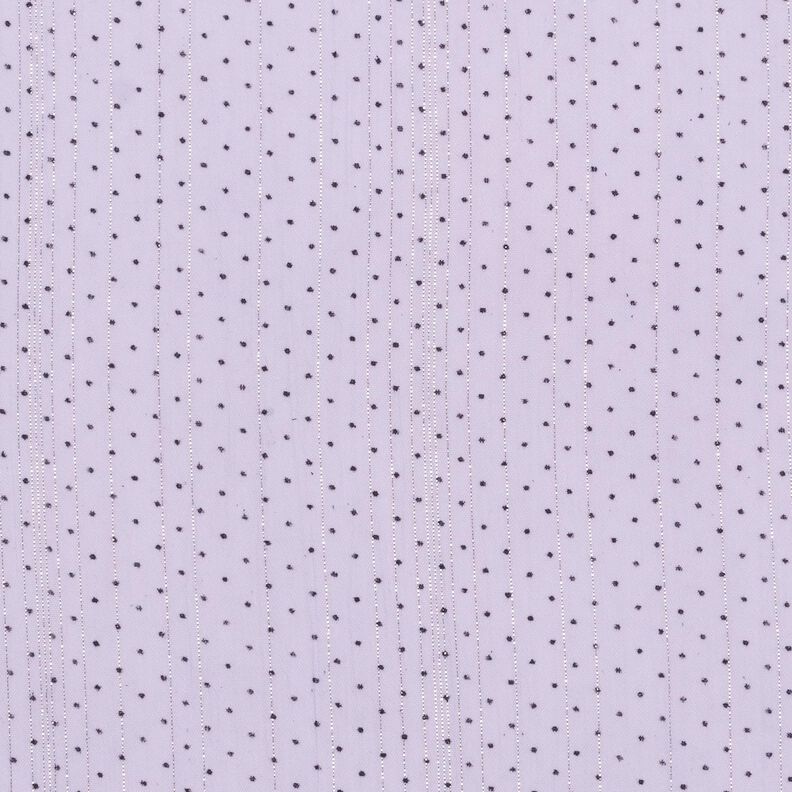 Chiffon glitterstriber og prikker – syren,  image number 1