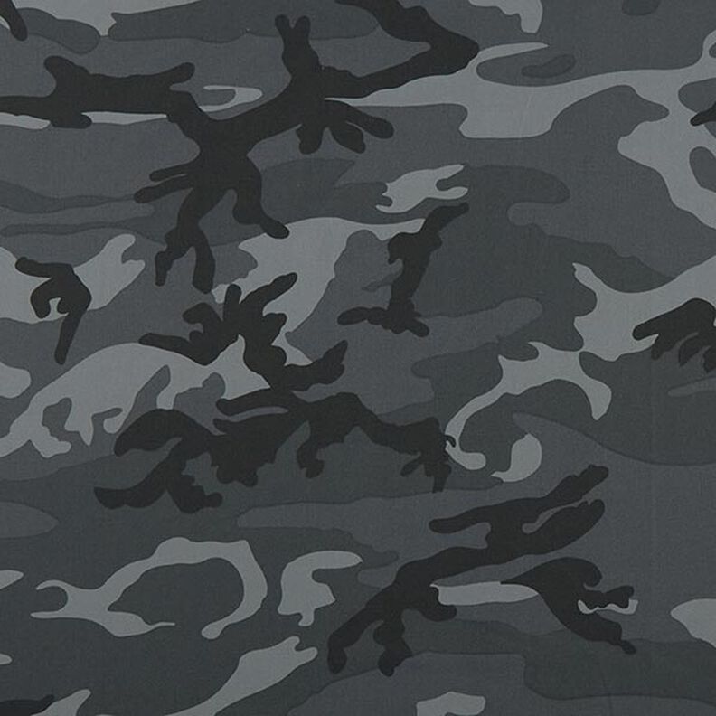 Buksestof camouflage – antracit,  image number 1