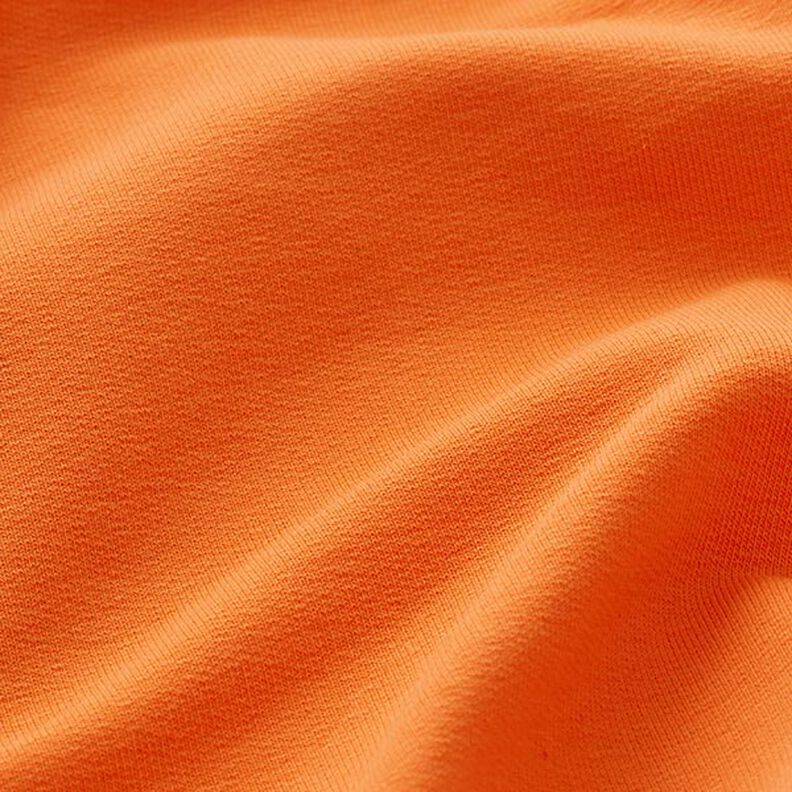 Let French Terry ensfarvet – orange,  image number 4