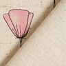 Dekorationsstof Halvpanama tørrede blomster – natur/rosa,  thumbnail number 6