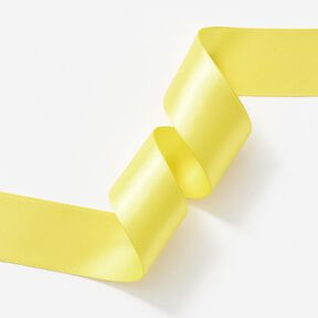 Satinbånd [25 mm] – Citrongul, 