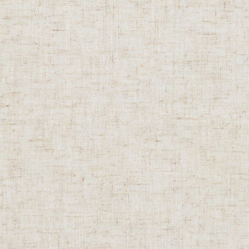 Gardinstof hør-miks Ensfarvet – natur,  image number 1