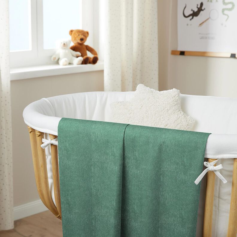 Frottéstof Stretch Ensfarvet – reed,  image number 10