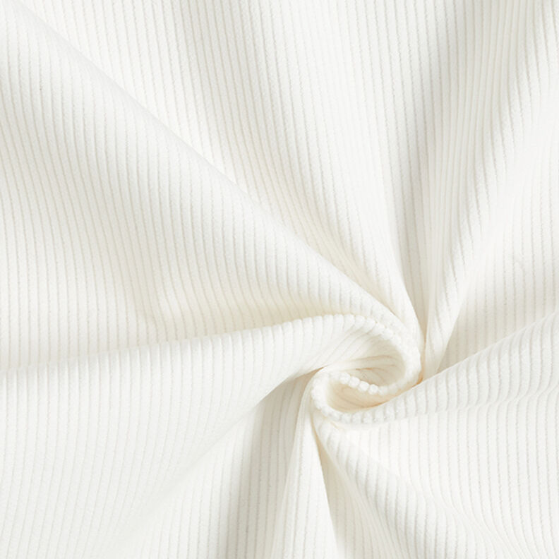 Fint fløjl ensfarvet – hvid,  image number 3