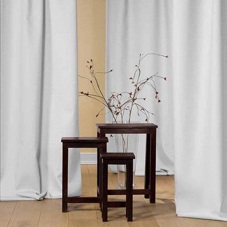 Mørklægningsstof Sildeben – hvid,  image number 6