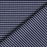 Rib-jersey mini-striber – marineblå/hvid,  thumbnail number 5