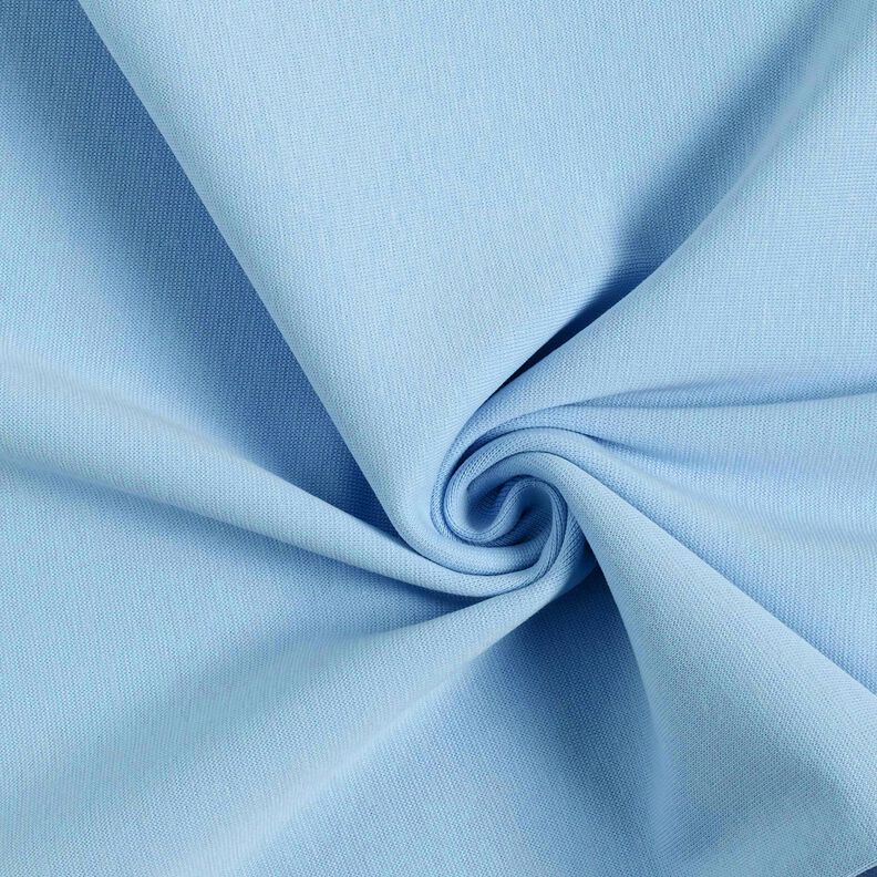 Rib stof ensfarvet – strålende blå,  image number 1