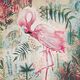 Dekorationsstof gobelinstykke Flamingo – beige/pink,  thumbnail number 1