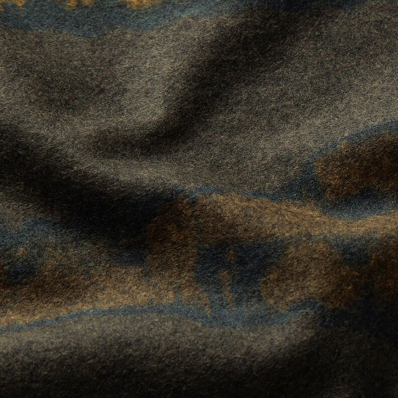 Romanit jersey ru vandlinjer – mørkebrun/sort,  image number 5