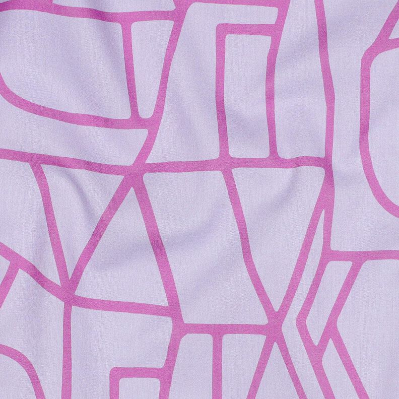 Bomuld voile Town | Nerida Hansen – syren/purpur,  image number 2