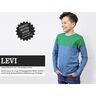 LEVI - langærmet skjorte med colourblocking, Studio Schnittreif  | 86 - 152,  thumbnail number 1