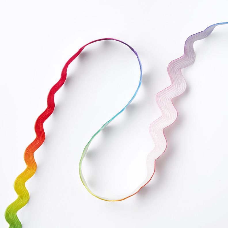 Regnbue-zigzagbånd [Ø 10 mm] – rød,  image number 2