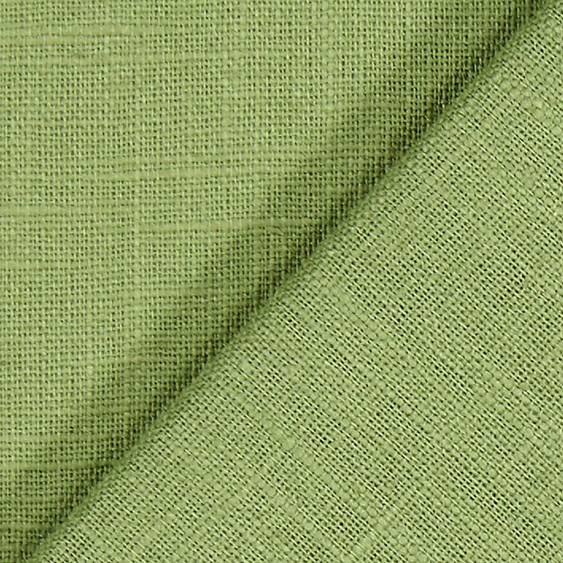 Hørstof Ramie-miks medium – lys olivengrøn,  image number 3