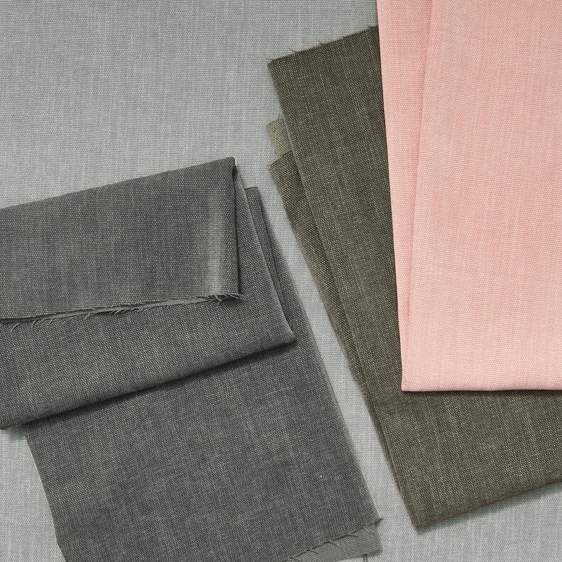 Polsterstof chenille-stof – lysegrå,  image number 4